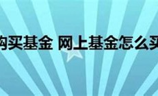 如何网上购买基金_教你低风险理财_限时12元