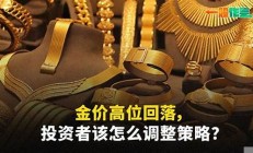 金价回落：投资者如何应对这一波调整？(金价回落的原因)